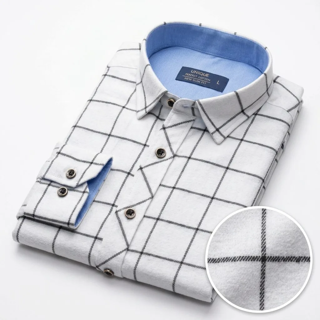 Chemise UNIQUE Perfect Cotton manches courtes — taille L