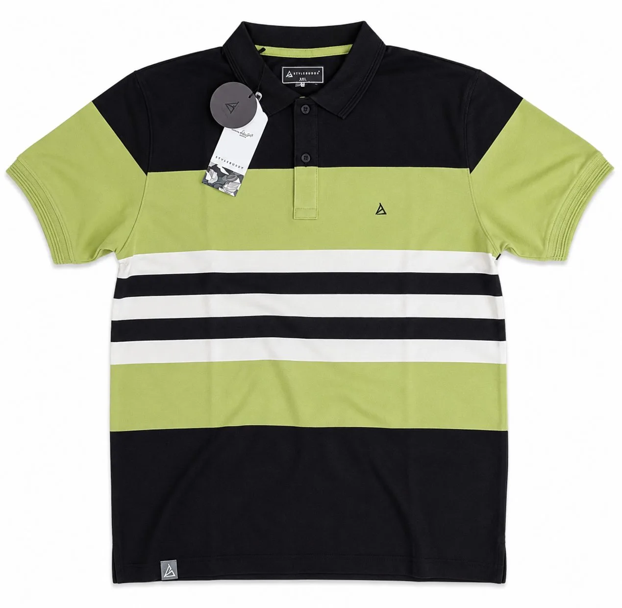 Polo homme TrueDesign Tricolors — taille 3XL