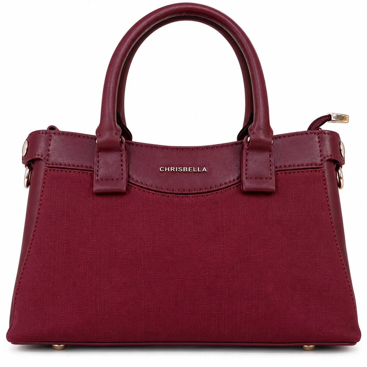 Sac à main Chrisbella rouge bordeaux