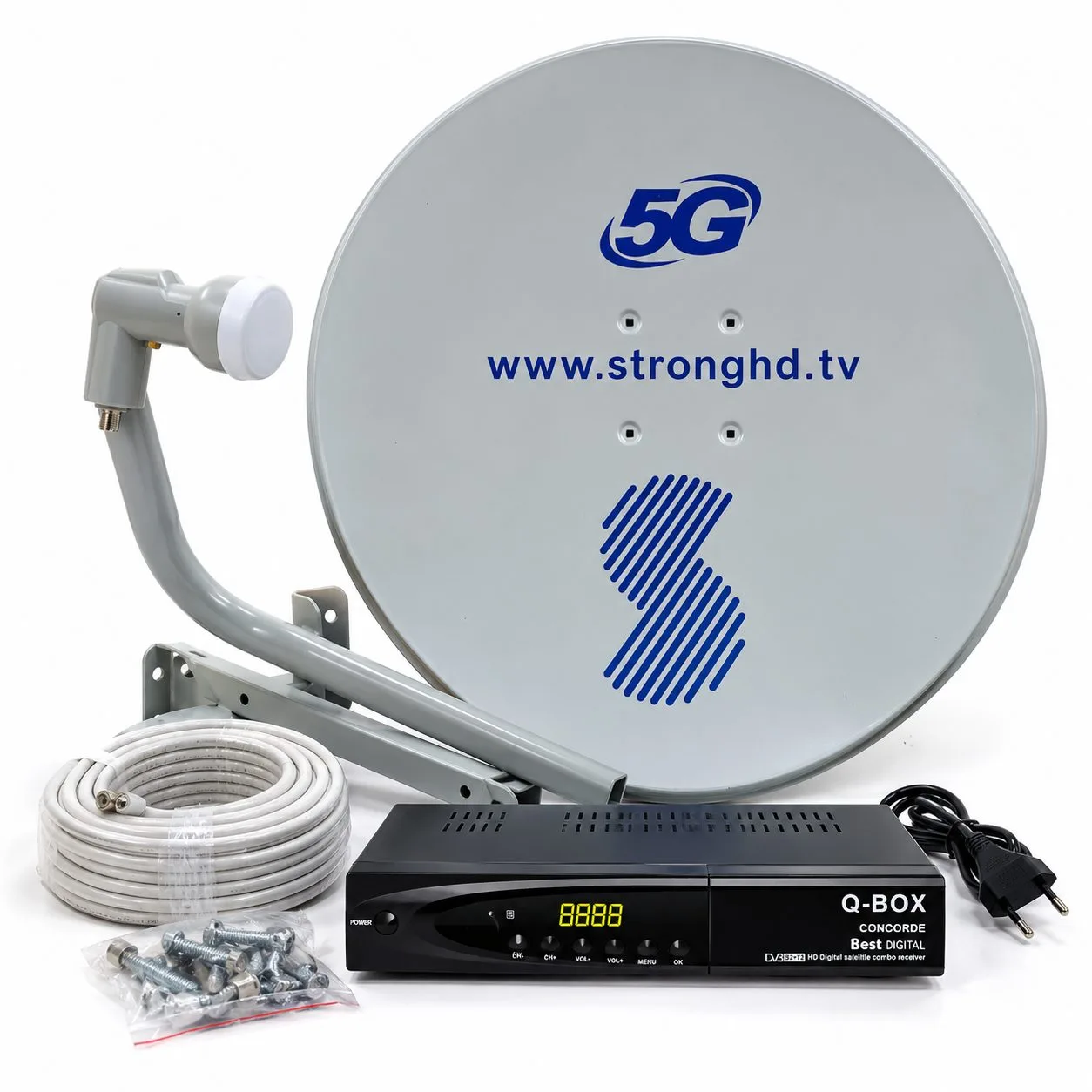 Kit satellite Q-Box Concorde S2+T2