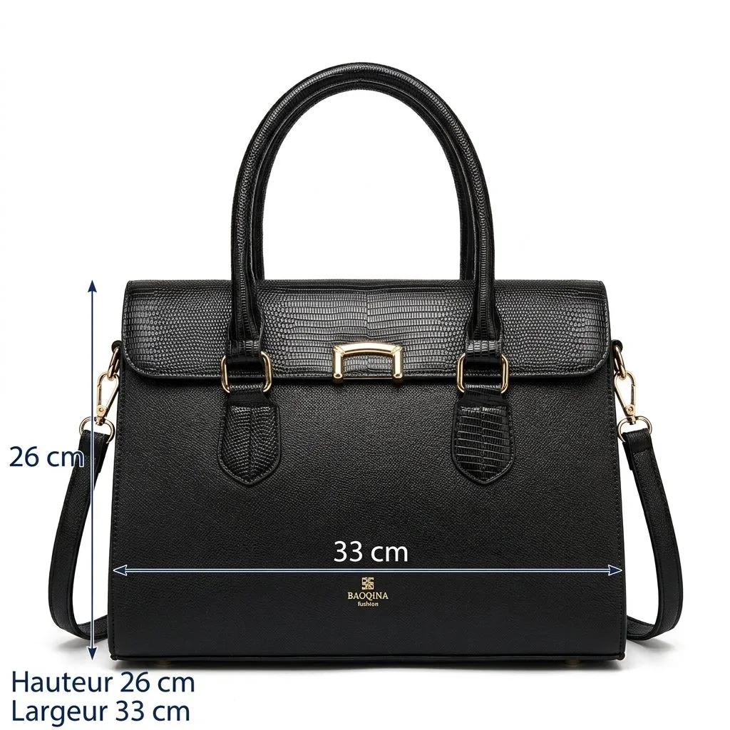 Sac à main Baoqina noir