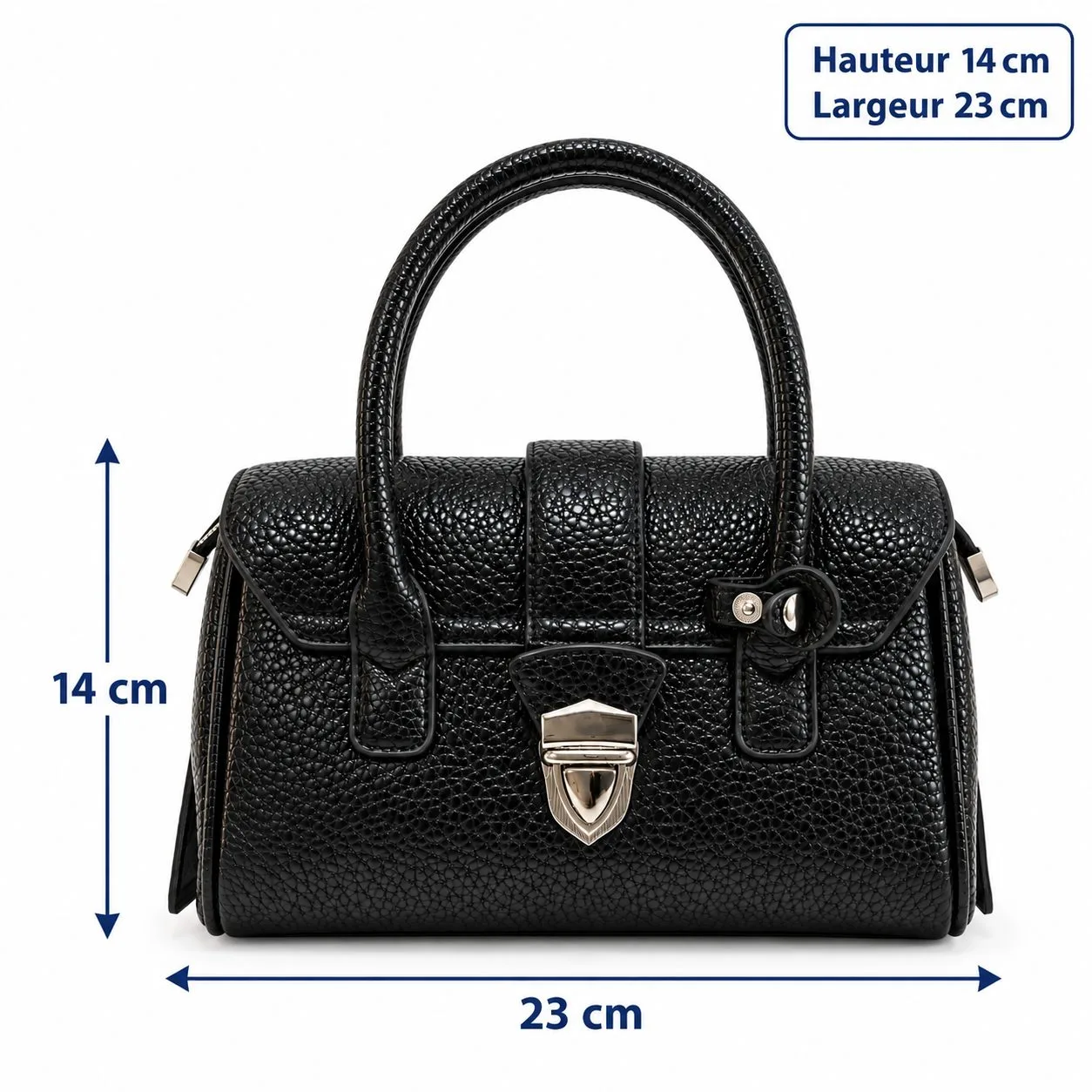 Sac à main noir — petite taille