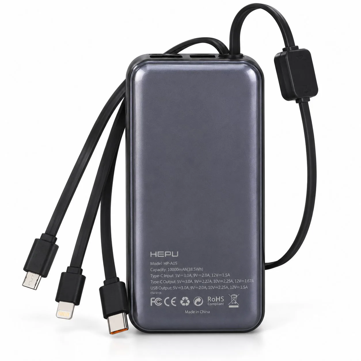 Power Bank HEPU 10000 mAh