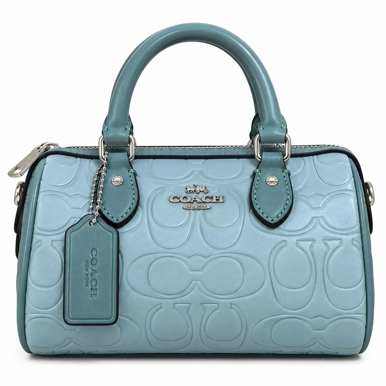 Petit sac à main COACH bleu clair