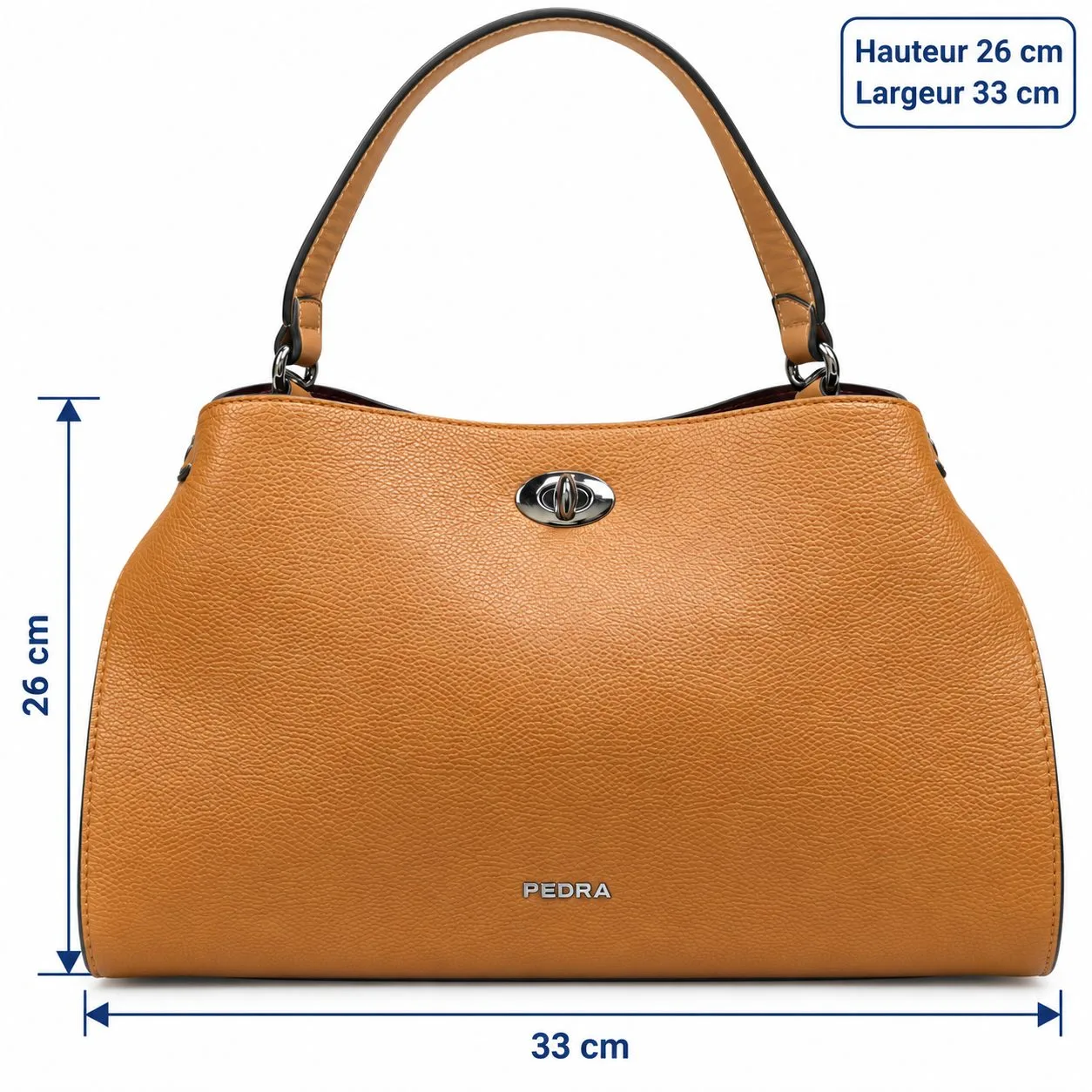 Sac à main Pedra — marron clair