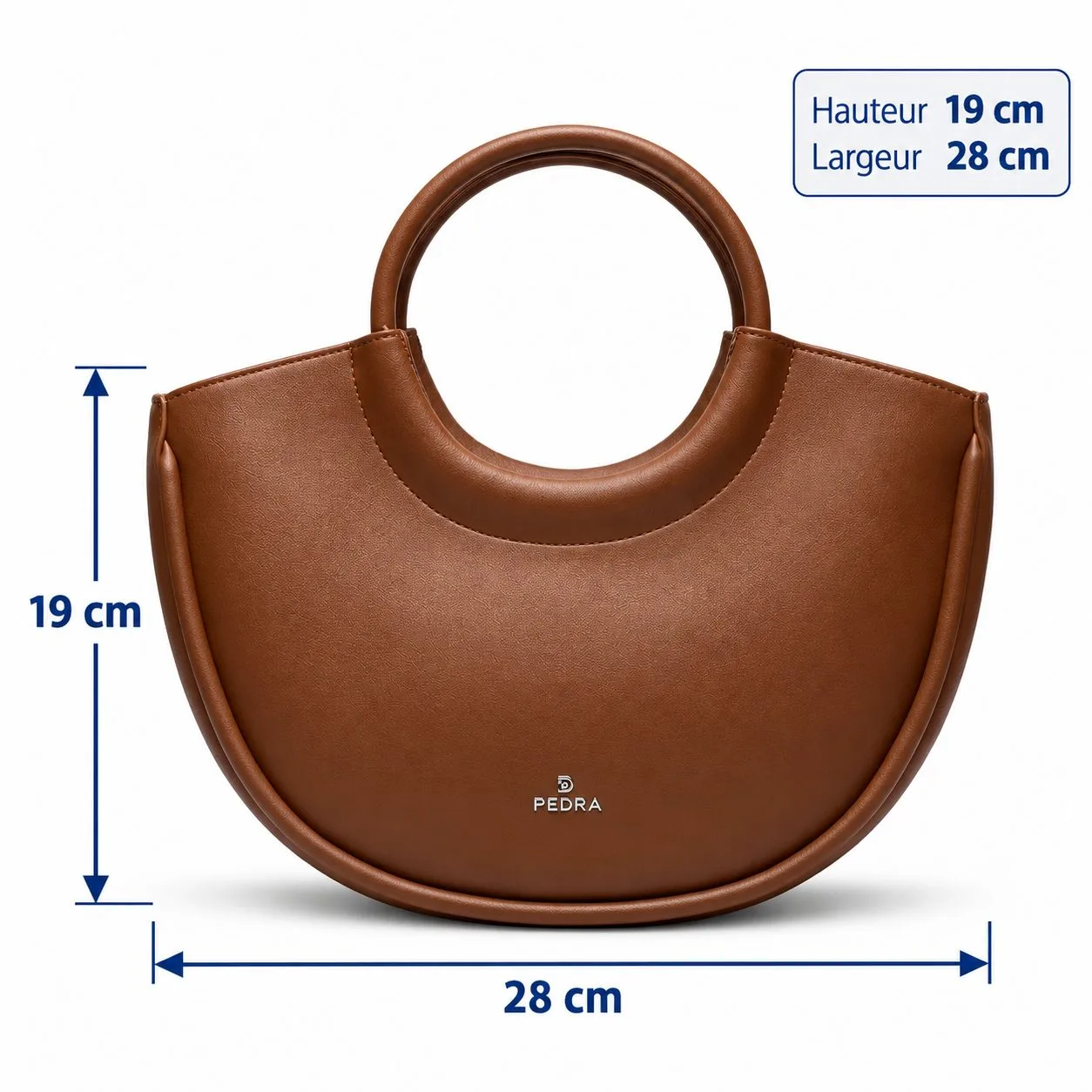 Sac à main Pedra marron
