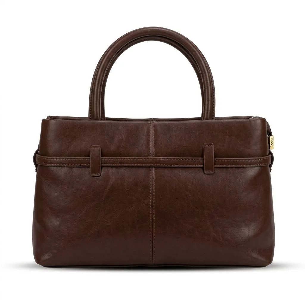 Sac à main marron foncé grande taille