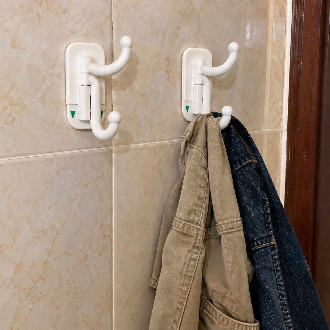 Crochets adhésifs doubles Stickahook 2 pièces