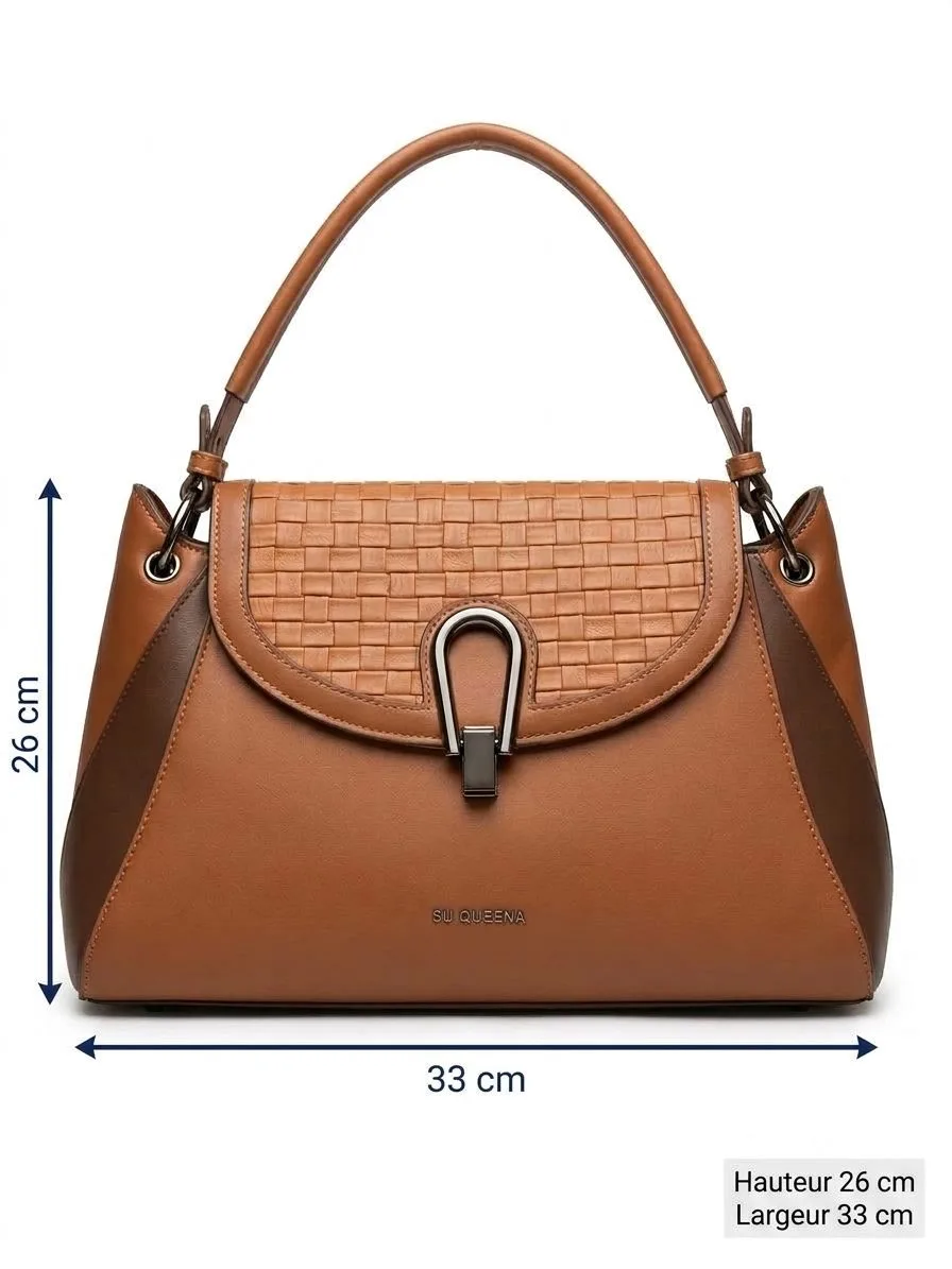 Sac à main Su Queena marron