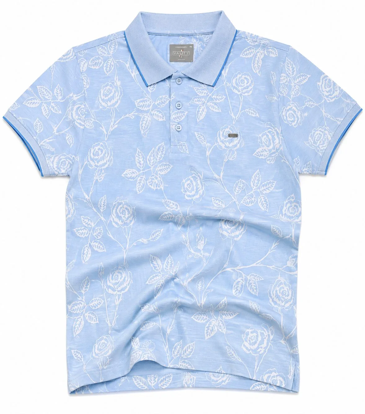 Polo homme Vality fleuri - Tailles 2XL,3XL