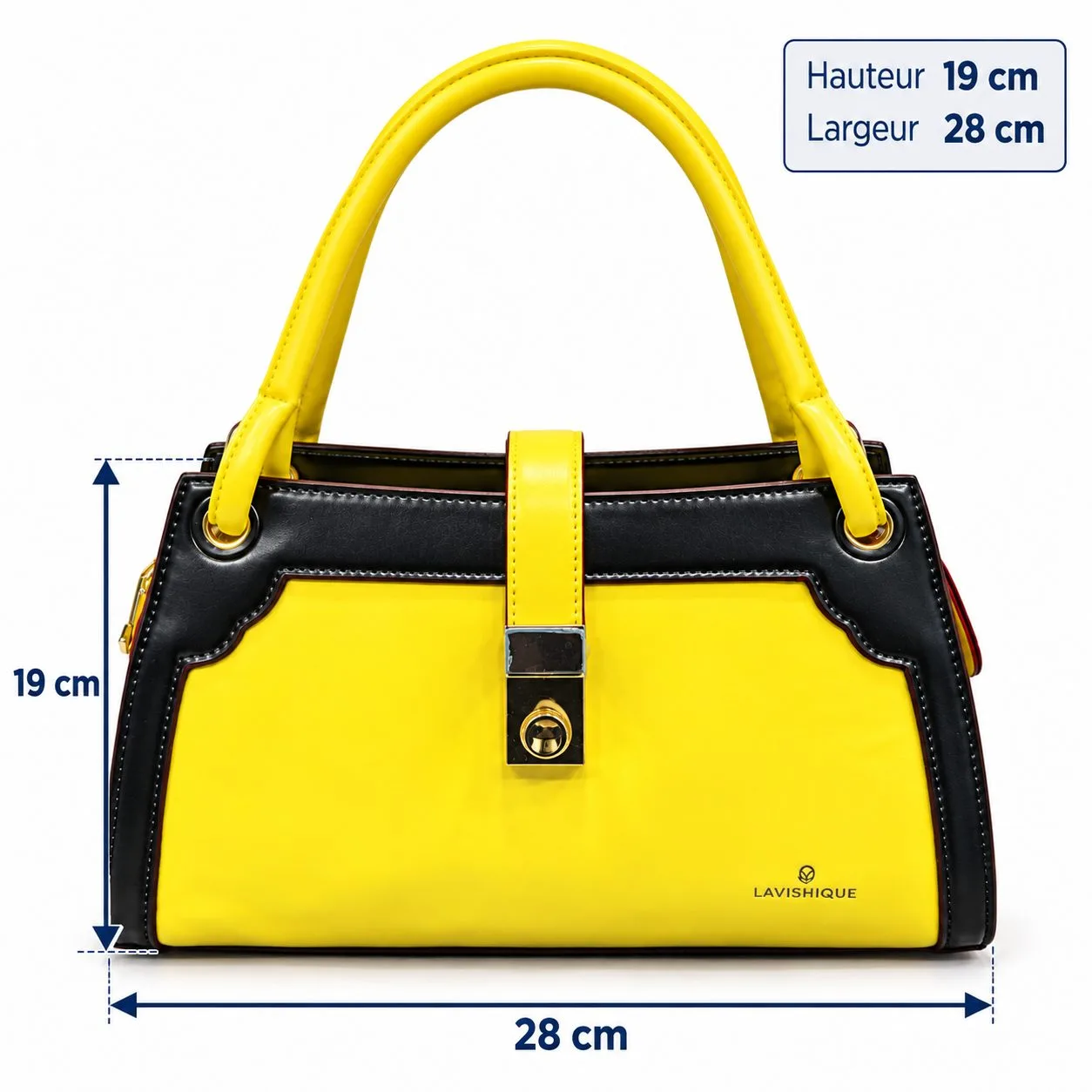 Sac à main Lavishique jaune